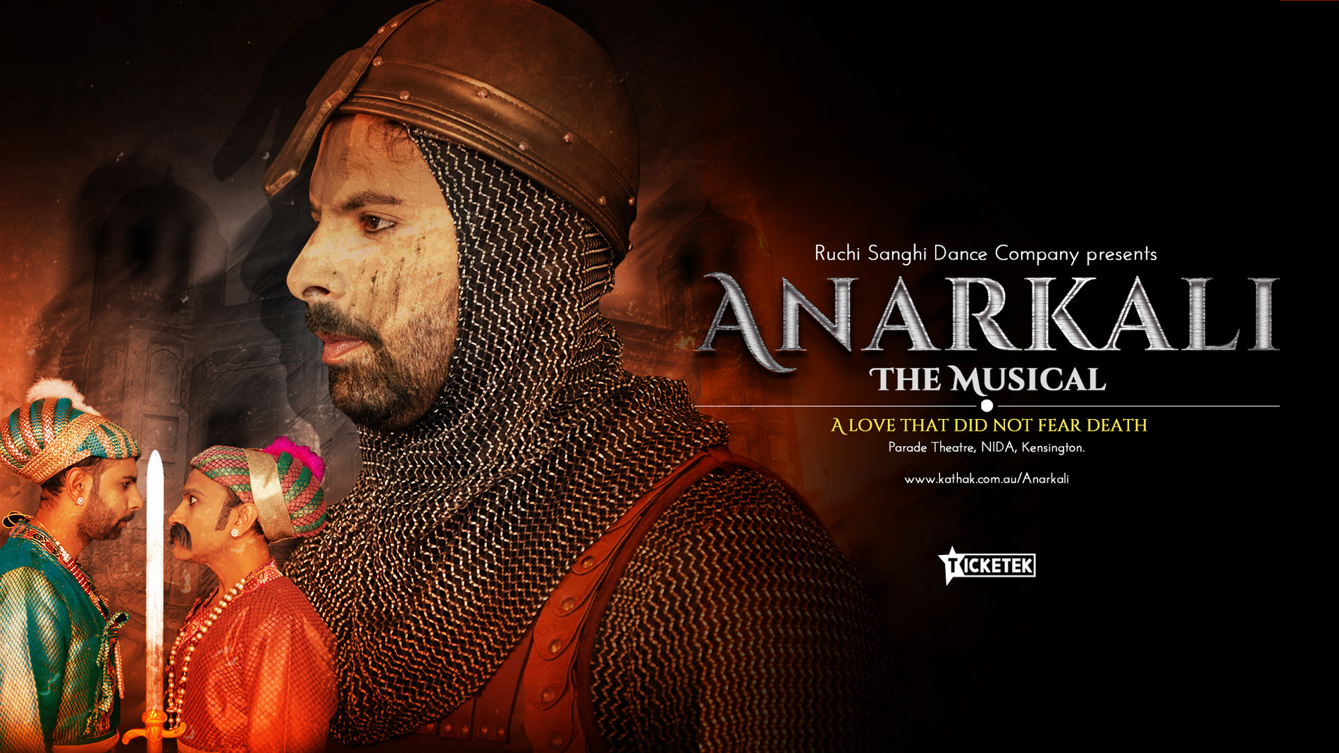 Anarkali the Musical Salim and Akbar Banner
